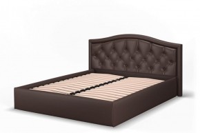 Кровать Стелла 1200 + Основание (Лесмо brown) коричневый в Челябинске - mebel-74.com | фото