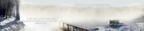 Кухонный фартук с эффектом мерцания Зима (3000) Композит глянец в Челябинске - mebel-74.com | фото