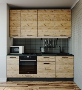 Кухонный гарнитур Крафт 2200 (Стол. 26мм) в Челябинске - mebel-74.com | фото