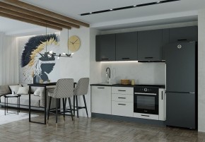 Кухонный гарнитур Лофт 2550 (Стол. 26мм) в Челябинске - mebel-74.com | фото