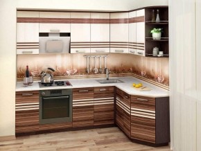 Кухонный гарнитур угловой Рио 16 (ширина 240х160 см) в Челябинске - mebel-74.com | фото