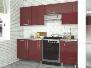 Модульная кухня Танго бордо в Челябинске - mebel-74.com | фото