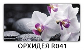 Обеденный раздвижной стол Бриз с фотопечатью Орхидея R041 в Челябинске - mebel-74.com | фото