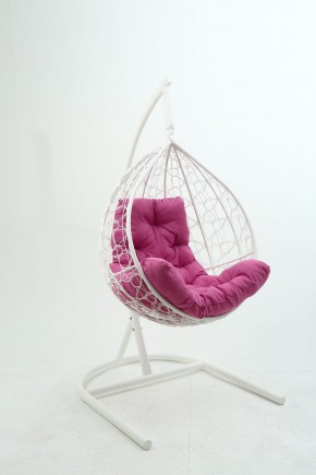 Подвесное кресло Бароло (белый/розовый) в Челябинске - mebel-74.com | фото