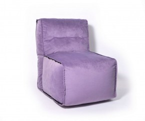 Прямое модульное бескаркасное кресло Комфорт (Фиолет велюр) в Челябинске - mebel-74.com | фото
