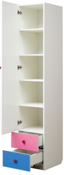 Шкаф 1-но дверный с ящиками и фотопечатью Совята 1.1 (400) в Челябинске - mebel-74.com | фото