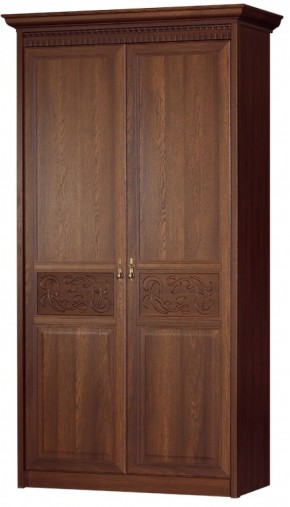 Шкаф 2-х дверный с полками ДСП №181 "Лючия" Дуб оксфорд в Челябинске - mebel-74.com | фото