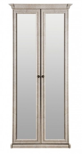 Шкаф 2-х створчатый с Зеркалом Афина (крем корень) в Челябинске - mebel-74.com | фото