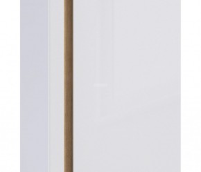 Шкаф 2х дверный с зеркалом Веста СБ-2259 (Дуб Бунратти/Белый глянец) в Челябинске - mebel-74.com | фото