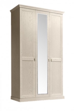 Шкаф 3-х дверный (с зеркалом) для платья и белья Венеция дуб седан (ВНШ1/3) в Челябинске - mebel-74.com | фото