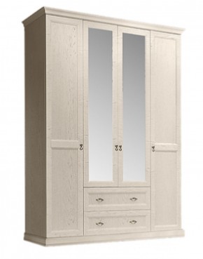Шкаф 4-х дверный (с зеркалами) для платья и белья с выдвижными ящиками Венеция дуб седан (ВНШ1/41) в Челябинске - mebel-74.com | фото
