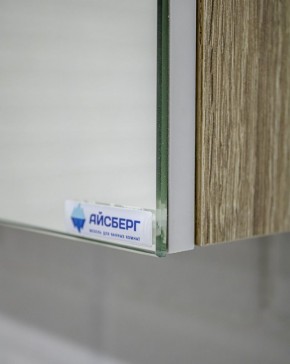 Шкаф-зеркало Мечта 60 Дуб сонома АЙСБЕРГ (DM2319HZ) в Челябинске - mebel-74.com | фото