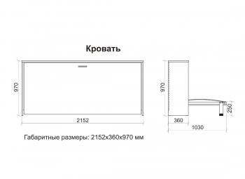 Кровать трансформер Смарт 3 (К) в Челябинске - mebel-74.com | фото