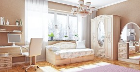 Спальня Василиса (модульная) в Челябинске - mebel-74.com | фото