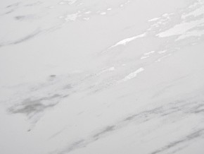 Стол BELLUNO 160 MARBLES KL-99 Белый мрамор матовый, итальянская керамика/ белый каркас, ®DISAUR в Челябинске - mebel-74.com | фото