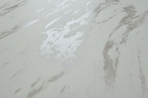 Стол RIETI 200 KL-99 Белый мрамор матовый, итальянская керамика / черный каркас, ®DISAUR в Челябинске - mebel-74.com | фото