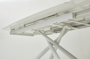 Стол RIVOLI 140 GLOSS LUXURY PANDORA SOLID CERAMIC / WHITE, ®DISAUR в Челябинске - mebel-74.com | фото