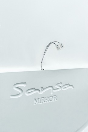 Зеркало Gia 75 white с подсветкой Sansa (SGa1044Z) в Челябинске - mebel-74.com | фото