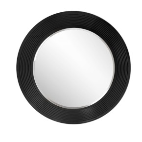 Зеркало круглое черный (РМ/02(S) в Челябинске - mebel-74.com | фото