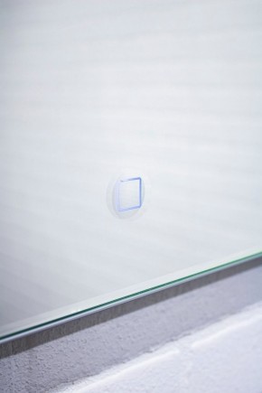 Зеркало Quadro 100 alum (линза) с подсветкой Sansa (SQL1030Z) в Челябинске - mebel-74.com | фото